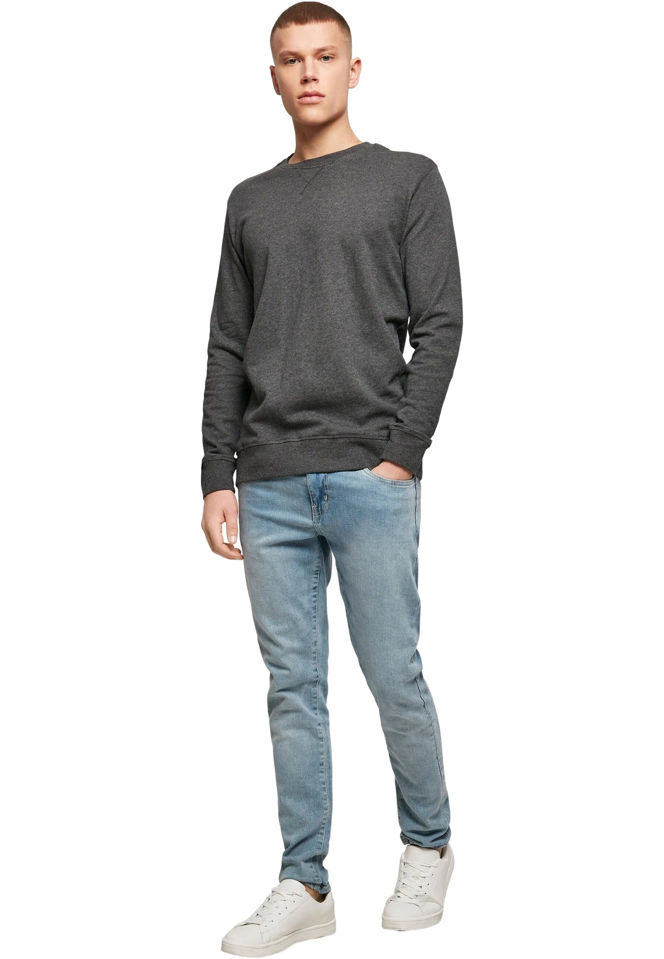 Build Your Brand Light Crew Sweatshirt