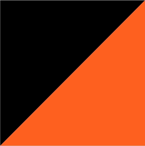 black/neon orange