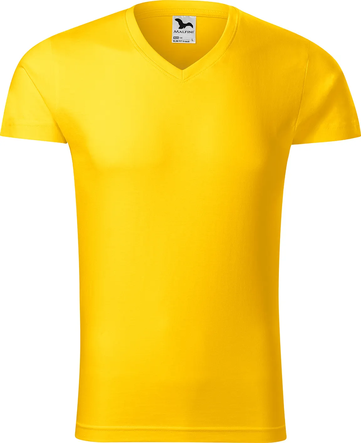 MALFINI T-Shirt Slim Fit V-Neck 146