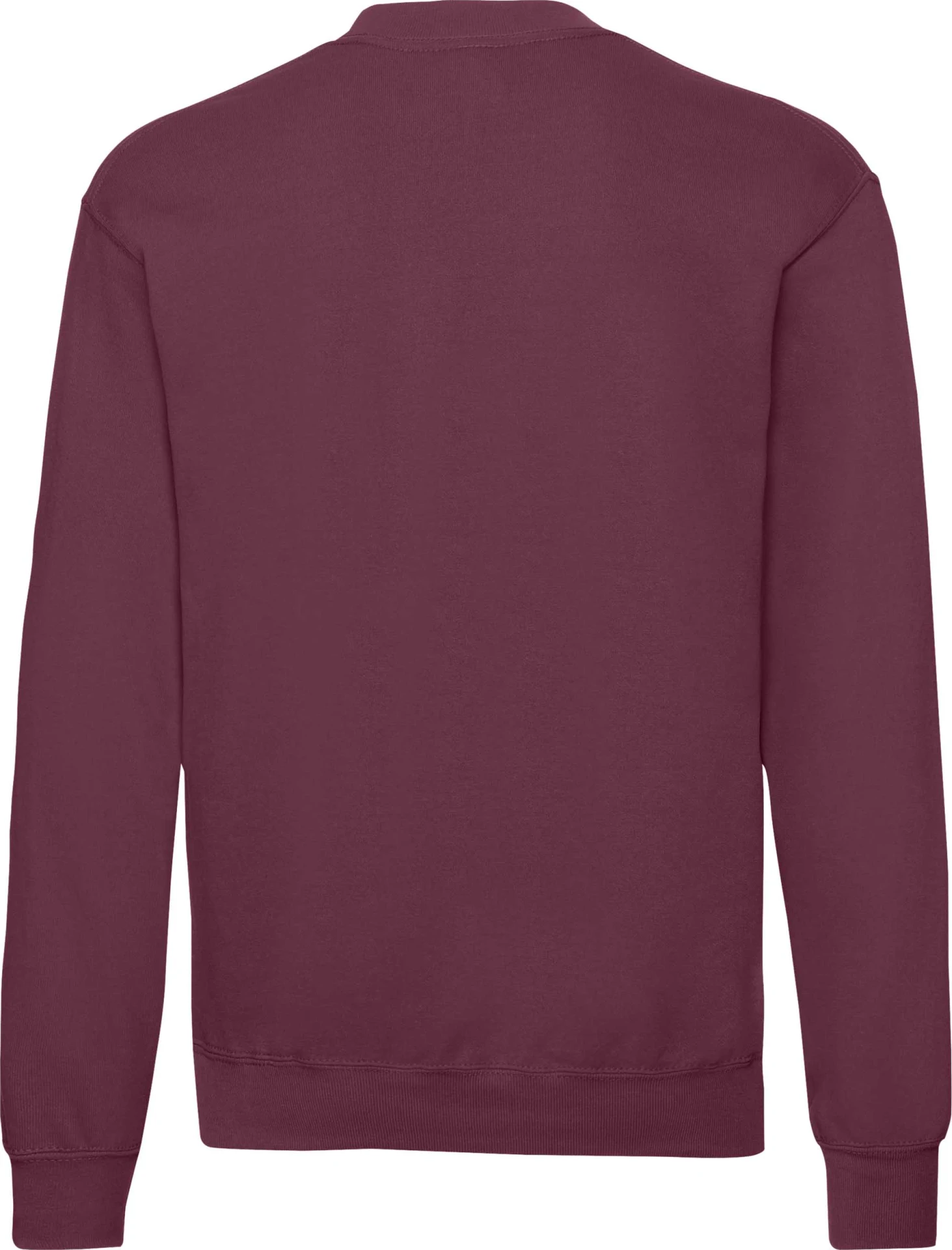 fruit-of-the-loom-62-202-0-classic-set-in-sweatshirt-burgundy-6 F.O.L. Classic Set-In Sweat
