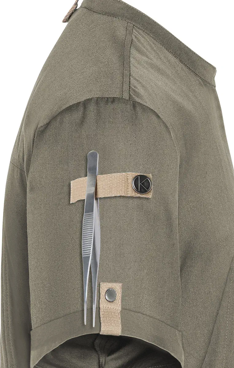 KARLOWSKY Kurzarm Kochjacke Green-Generation