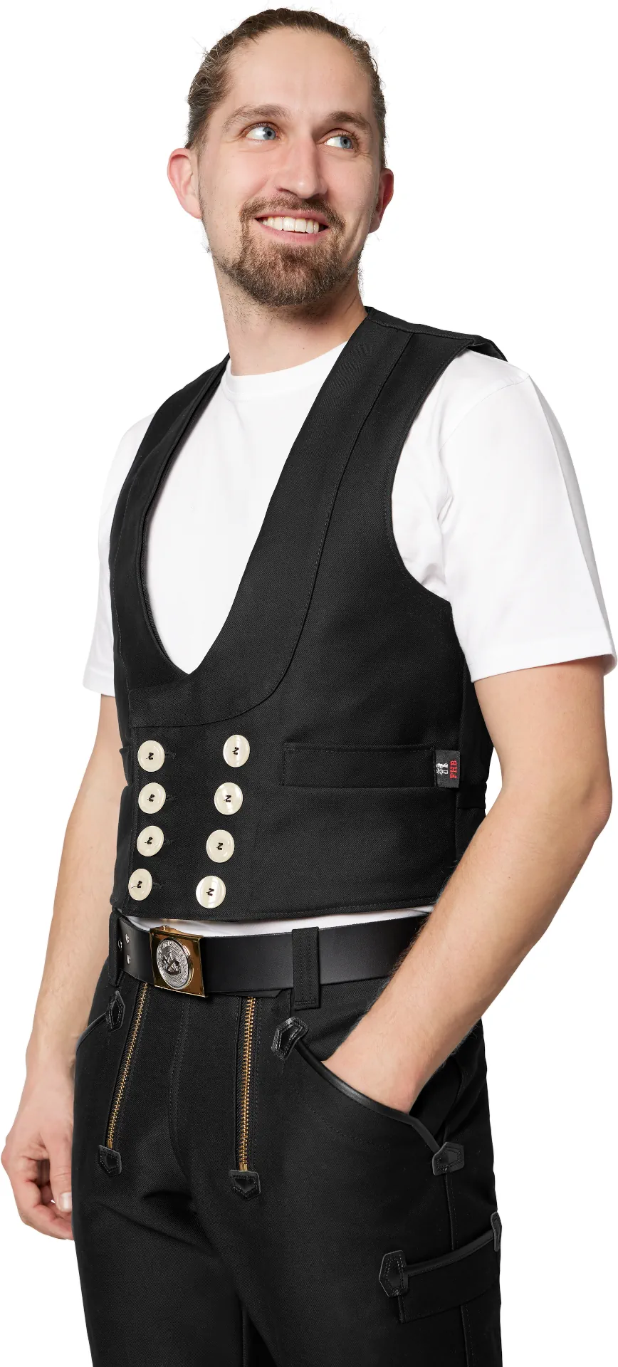 FHB Zunftweste JAKOB Zwirn-Doppel-Pilot FHB Zunftweste JAKOB Zwirn-Doppel-Pilot