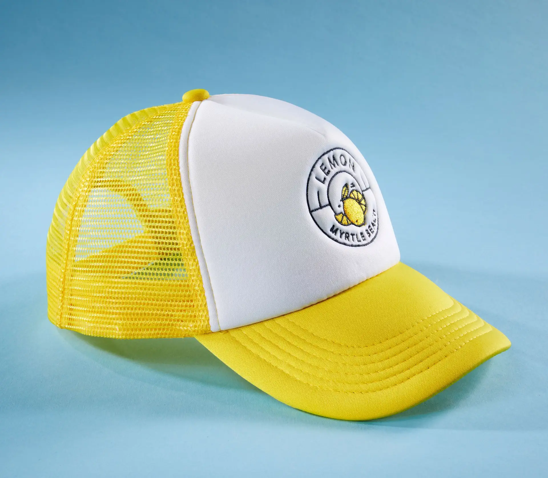 myrtle beach 5-Panel Polyester Mesh Cap