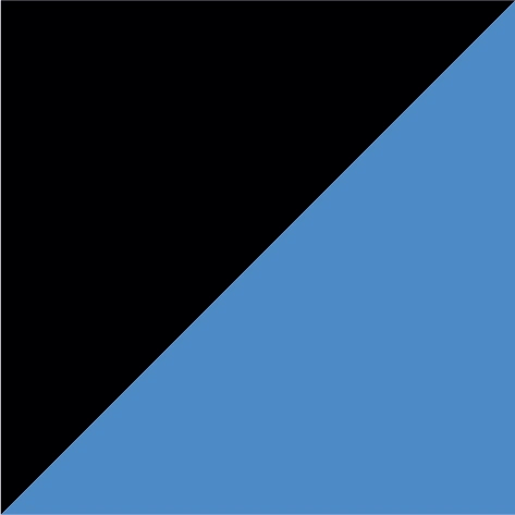 jet black/sapphire blue