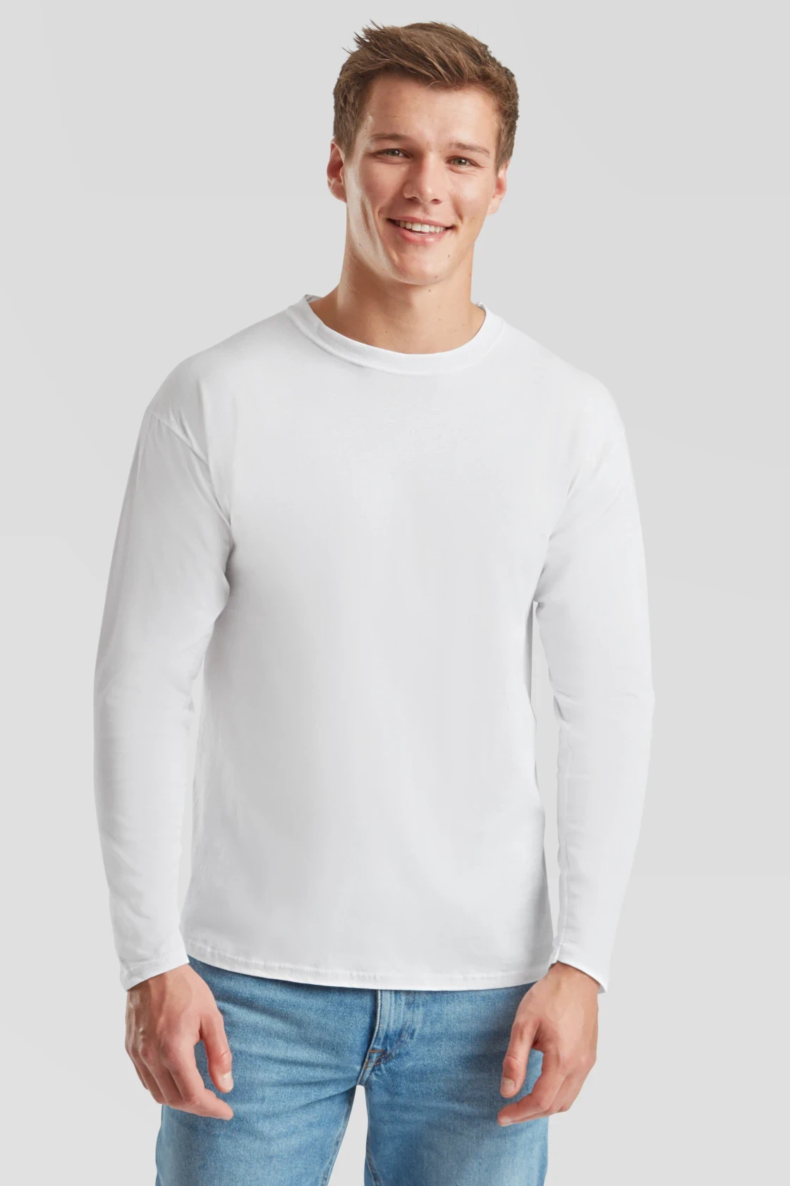 fruit-of-the-loom-61-428-0-original-long-sleeve-t-shirt-white-model-0 F.O.L. Original Long Sleeve T
