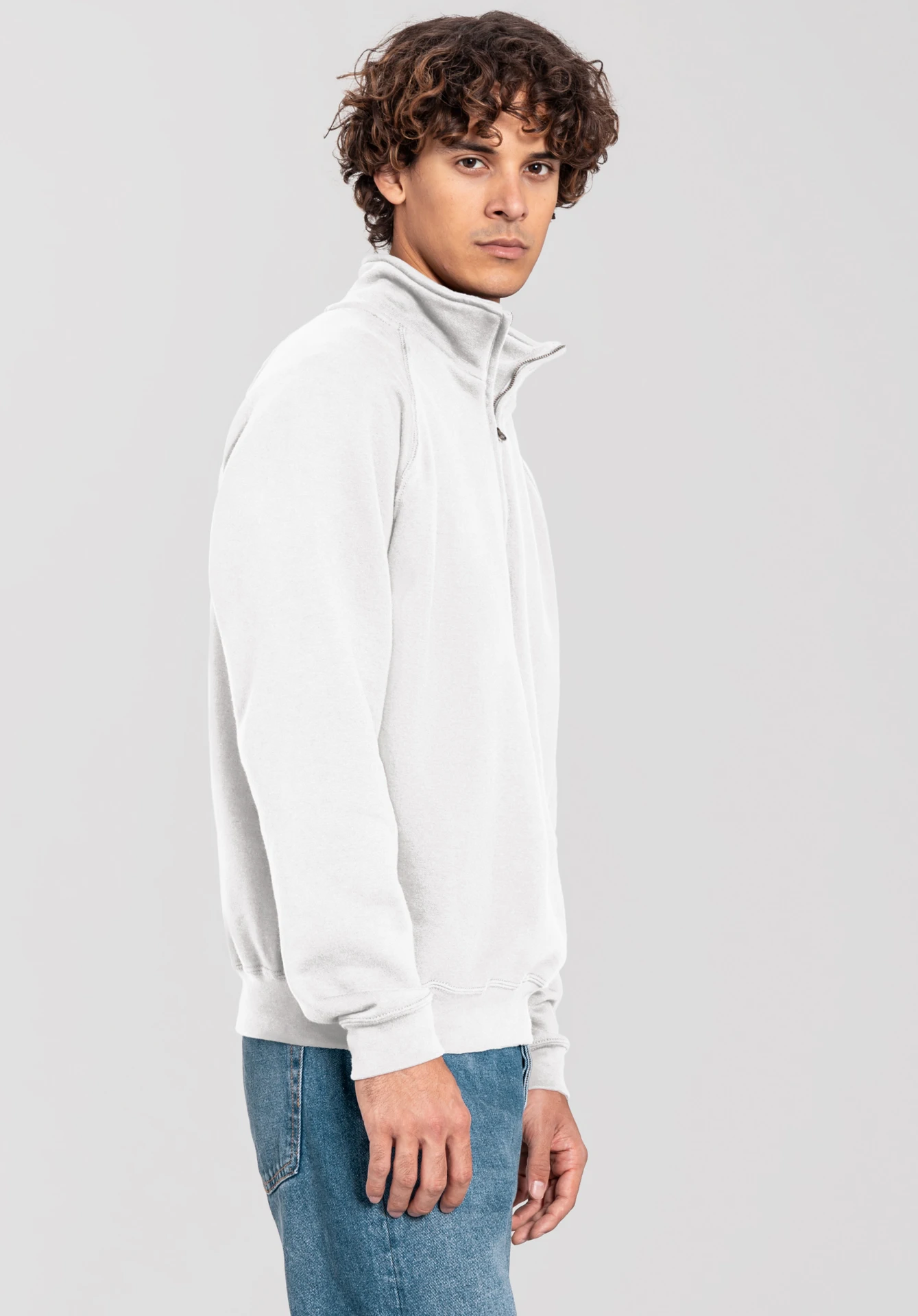 F.O.L. Iconic Premium Zip Neck Sweat