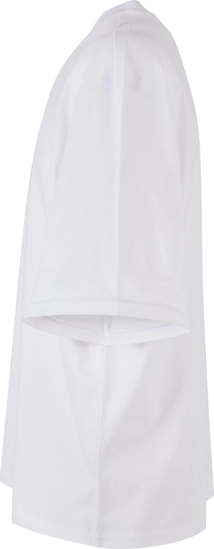 BYB-BY256-oversized-sleeve-t-shirt-white-left-6 Build Your Brand Oversized Sleeve Tee