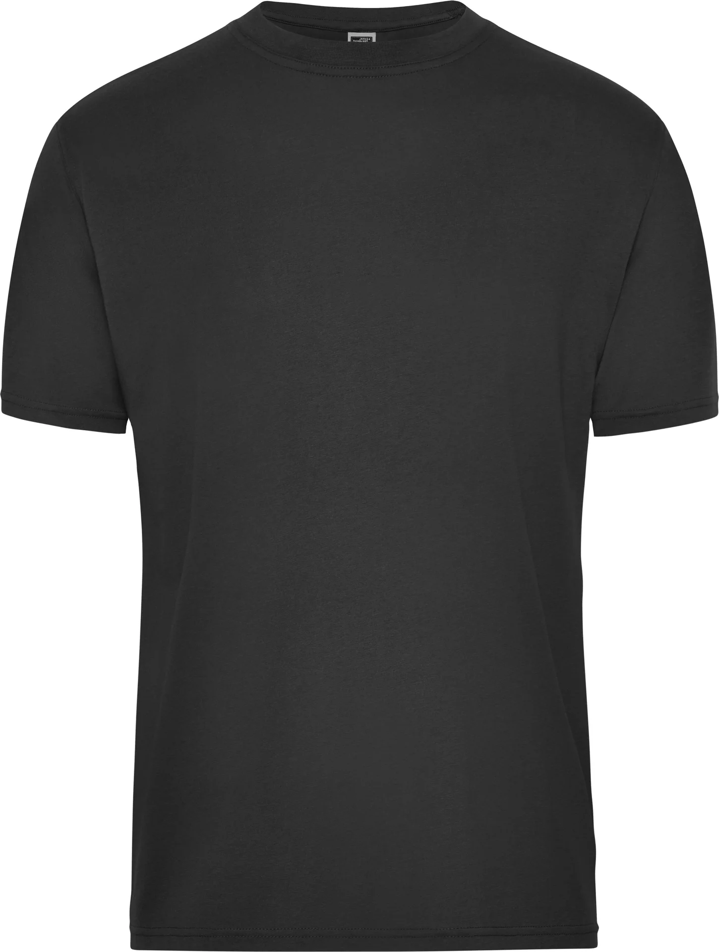 jn1808-mens-bio-workwear-t-shirt-black-front-3 James & Nicholson Men's Bio Workwear T-Shirt