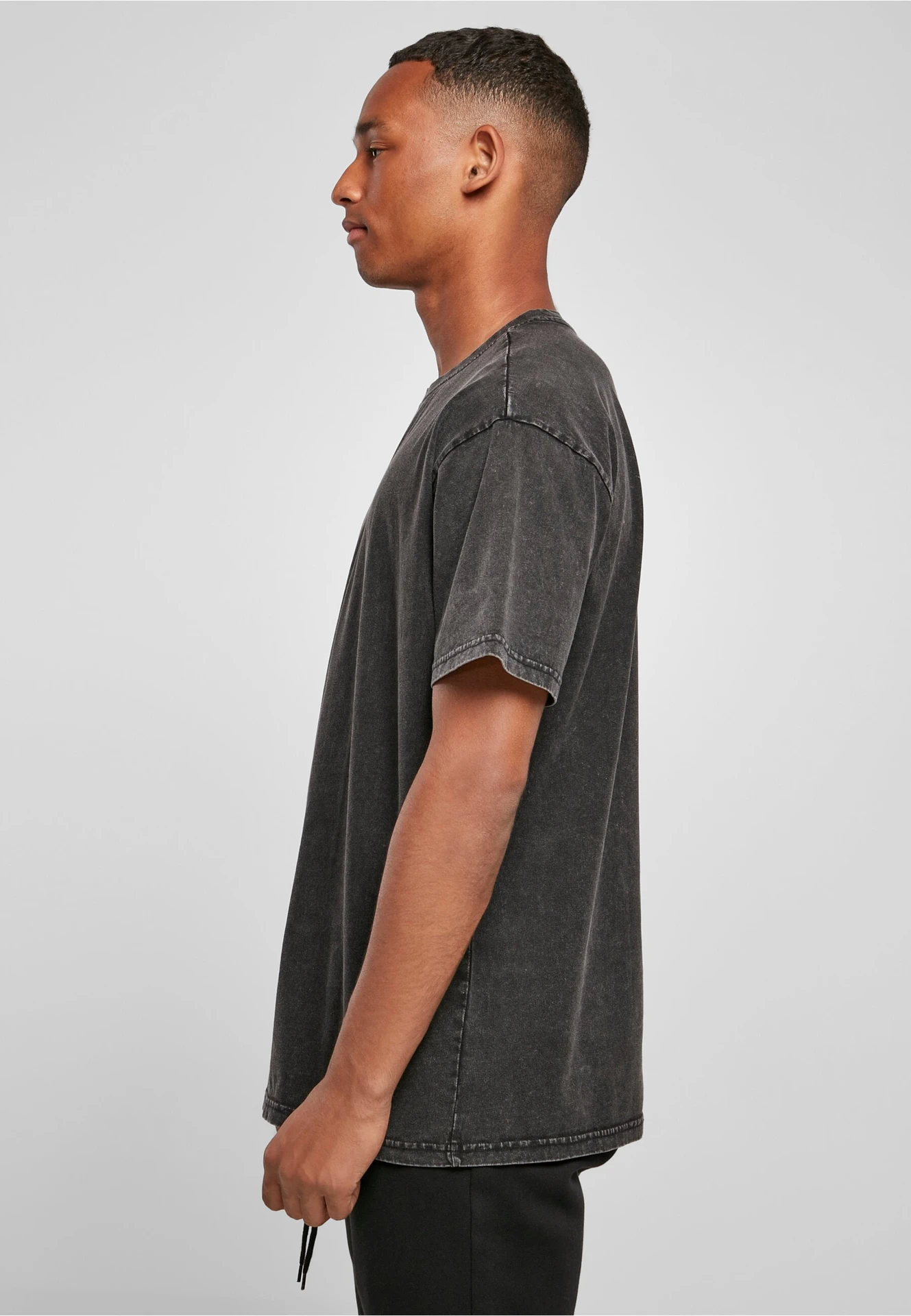Build Your Brand Acid Washed Heavy Oversize Tee