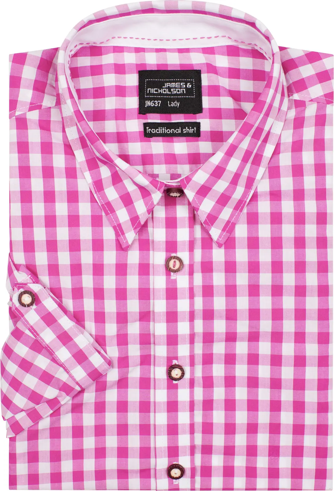 James & Nicholson Ladies Traditional Shirt 